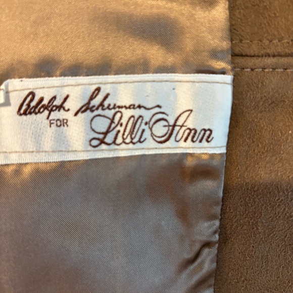 Lilli Ann by Adolph Schumer Faux Fur Genuine Leather Coat *read description - Picture 10 of 16